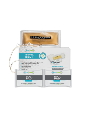 Incognito Belt - Premixed synthetic urine on a belt